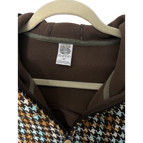 Burton multi color plaid ski/snowboard jacket size ladies medium - Picture 2 of 9